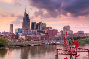 Nashville City Skyline