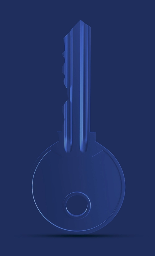 blue key