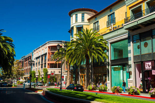 Colorful Buildings in San Jose California