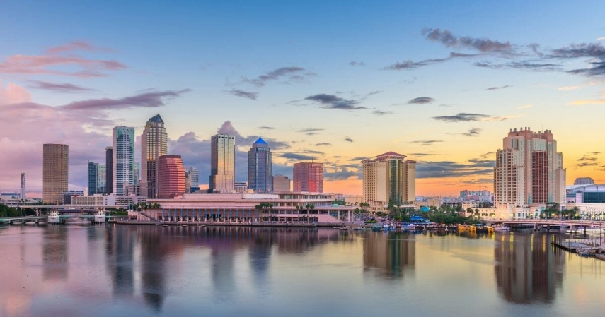 Cityscape view of Tampa Florida